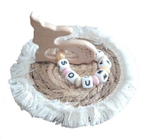 Anneaux de dentition personnalisé bois et silicone