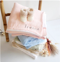 polaire couverture bebe naisssance avec option de personnalisation