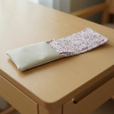 Pochette Infirmière Aimantée Floral Rouge Rose Crème