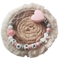 Kit attache tétine DIY avec perles & clip personnalisés