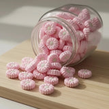 perle en silicone marguerite rose pour attache tétine vente en gros DIY