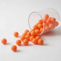 Perle silicone 12mm orange. création attache tétine .Qualité alimentaire sans BPA, idéale pour vos projets DIY et accessoires bébé sécurisés.