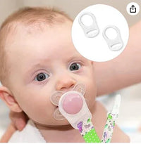 Attache tétine personnalisée bois & silicone – Modèle Étoile Vert Anis