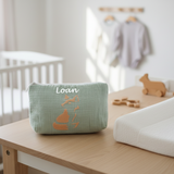 Trousse de toilette Personnalisée en gaz de coton Renard