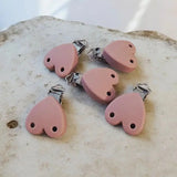 clip pince attache tetine rose thé coeur fournisseur attache tetine 