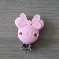 clip pince minnie en rose clair 