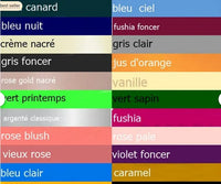 couleur pour prénom personnalisation