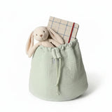 vu intérieur du sac a dos maternelle vert sauge