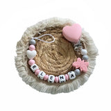 kit pour attache tétine fille personnalisée
