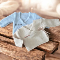lot de brassière bébé en laine personnalisée