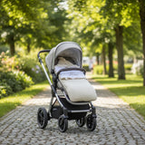 nid d'ange bébé pour poussette molletonné en plaire a l'intérieur 