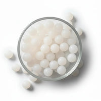 perle en silicone transparente 12 mm pour création attache tétine 
