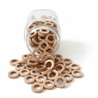 perle anneau en bois 25 mm pour créativité DIY