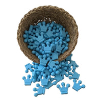 perle couronne silicone turquoise