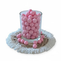 découvrez nos perle ronde en silicone en 12 mm de couleur rose blush et sublimez vos créations