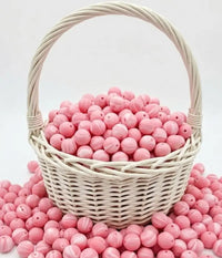 perle ronde rose marbre silicone 12 mm fournisseur attache tétine 