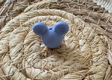 perle silicone disney bleu gris tête de mickey