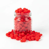 perle en silicone en forme tete mickey en couleur rouge
