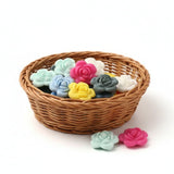 perle en silicone grande rose pour confection attache tétine grossiste