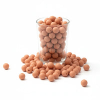 perle ronde silicone 12mm caramel nude pour confection attache tétine et anneau dentition