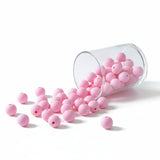 perle ronde silicone en perle ronde 12 mm en couleur rose clair pour création attache tetine anneau dentition collier 