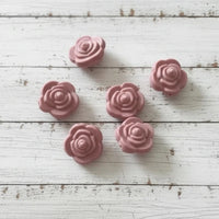 perle en silicone marron rosé pour confection attache tétine 