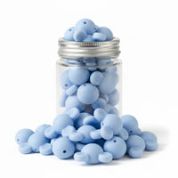 perle en silicone en forme tete mickey en couleur marbé