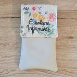 pochette de couleur jaune pour infirmière personnalisée