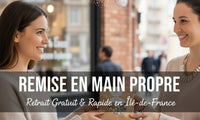 Retrait gratuit et en main propre en ile de france a saint denis 93 récupérer  votre commande attache tétine personnnalisée